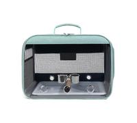 Uqezagpa Sac de transport compact pour oiseaux d'extérieur avec ventilation ouverte et pare-soleil pliable pour transport sécurisé des animaux de compagnie Sac à oiseaux réglable