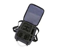 Uqezagpa Sac de transport pour quadricoptère - Sac de rangement de voyage avec bandoulière imperméable et confortable, Bile noire et noire, SizeAbout 22x10x31cm/8.6x3.94x12.2inch