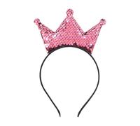 Uqezagpa Serre-tête à paillettes pour fête d'anniversaire d'enfants, bandeau étincelant pour petite fille, festival et carnaval