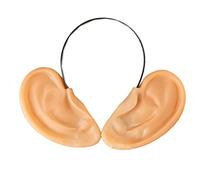 Uqezagpa Serre-tête géant amusant avec fausses oreilles pour Halloween, accessoire de fête, bandeau géant amusant en vinyle, cadeau animal