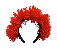 Uqezagpa Serre-tête patriotique pour la fête nationale américaine, rassemblement de famille, bandeau pompons, décoration de cheveux, accessoire de costume d'Halloween