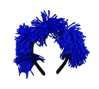 Uqezagpa Serre-tête patriotique pour la fête nationale américaine, rassemblement de famille, bandeau pompons, décoration de cheveux, accessoire de costume d'Halloween