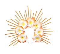Uqezagpa Serre-tête pour photographie de fille, couronnes sacrées, bandeau pour adulte, bandeau à fleurs, carnaval, fête, jeu de rôle, costume d'Halloween pour femmes adultes et filles