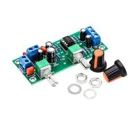 Uqezagpa Single Power 10-24 V Panneau de préampli de caisson de basses réglable Filtre passe-bas pour préampli auditif de remplacement Op