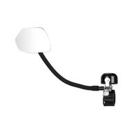 Uqezagpa Sonnette miroir pour vélo avec tube en aluminium réglable à 360° et installation à libération rapide pour vélo électrique, scooter, grand angle de vue