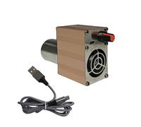 Uqezagpa Souffleur d'air portable électrique portable pour barbecue - Soufflet pour l'extérieur