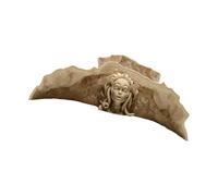Uqezagpa Statue de Méduse imprimée en 3D en poils de serpent, accessoire de poisson, grotte d'élevage, grotte de serpent sur le thème des maisons de crevettes