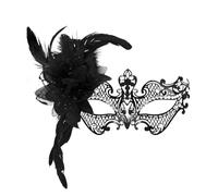 Uqezagpa Strass pour bal masqué vénitien Demi visage Dentelle yeux Mardi Gras Halloween Mascarade Vénitiens Bal Mardi Gras