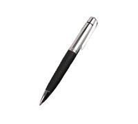 Uqezagpa Stylo à bille à action torsadée en métal et cuir synthétique de 1,0 mm pour la signature d'entreprise de journal, l'écriture, la prise de notes, la prise de notes