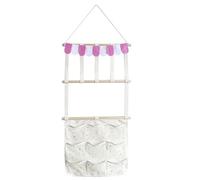 Uqezagpa Support de rangement compact pour cheveux et accessoires avec crochet de fixation murale pour pinces, bandeaux et chouchous