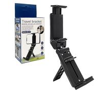 Uqezagpa Support de téléphone réglable avec rotation multidirectionnelle - Support de téléphone de voyage pour valise, bureau, accessoires de voyage, support de smartphone de bureau
