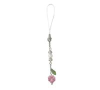 Uqezagpa Sweet Four Leaf Herbe Téléphone Charme Sangles Pendentifs Pendentifs Mode Décoration de Sac à Main Accessoires Sac Pendentif Charme Décoration, taille unique, Comme décrit, Comme décrit.