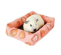 Uqezagpa Tapis de couchage pour hamster, rongeur, gerbille, coussin pour animal de compagnie, pour furets, hamster, petit lit pour animal de compagnie