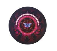 Uqezagpa Tapis de divination en caoutchouc - Tableau de divination métaphysique avec pendentif en cristal