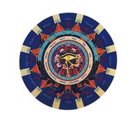 Uqezagpa Tapis de divination rond - Pendules de radiesthésie pour guider spirituellement - Durabilité - Outil de divination - En caoutchouc