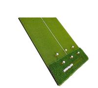 Uqezagpa Tapis d'entraînement au golf réaliste pour exercices de swing authentiques et exercices de déchiquetage mince Shih Tzus à la maison autrement parcours de golf transportable