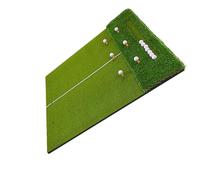 Uqezagpa Tapis d'entraînement au golf réaliste pour exercices de swing authentiques et exercices de déchiquetage mince Shih Tzus à la maison autrement parcours de golf transportable