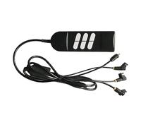 Uqezagpa Télécommande électrique inclinable à 6 boutons Trois compatibilités Combiné ergonomique ABS Réglable Hauteur de meubles Motorisé Canapé Télécommande Trois