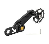 Uqezagpa Tendeur de chaîne de vélo - Guide de chaîne de vélo - Ajusteur de vitesse unique pour vélo pliable