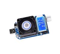 Uqezagpa Testeur de résistance électronique USB avancé 4 A 25 W/5 A 35 W Test de sortie de résistance électronique