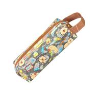 Uqezagpa Trousse à crayons en forme d'animal - Jolie trousse transparente pour stylos - Porte-stylos - Joli étui transparent Capybara Esthétique, E