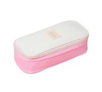 Uqezagpa Trousse à crayons en toile extensible de grande capacité avec fermeture éclair pour étudiants, enseignants, pochettes de rangement pour marqueurs, a