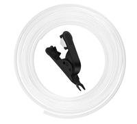 Uqezagpa Tuyau PTFE de 10 mètres avec collier de serrage pour imprimante Lab P1P/P1S/X1C - Outil de coupe et clip de montage - Tuyau PTFE pour extrudeuse à entraînement direct