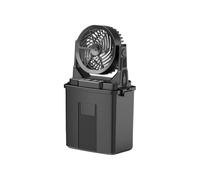 Uqezagpa Ventilateur brumisateur d'extérieur oscillant avec vitesse réglable 3 buses Design 72 h Durée de fonctionnement 20 000 mAh Capacité 20 000 mAh Ventilateur de camping en plein air