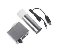 Uqezagpa Ventilateur de barbecue électrique léger - Outil pratique pour barbecue à charbon et feux de camp - Démarrage rapide - Pour poêle à bois - Souffleur à air alimenté par USB