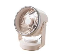 Uqezagpa Ventilateur de bureau avec 2 vitesses LED - Fonctionnement silencieux - Pour chambre à coucher, bureau électrique, chambre à coucher