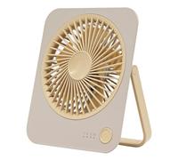 Uqezagpa Ventilateur de bureau léger USB électrique puissant pour bureau de dortoir