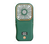 Uqezagpa Ventilateur de bureau pliable avec écran LED USB 3000 mAh - Petite poche avec alimentation mobile rechargeable