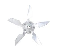 Uqezagpa Ventilateur de moteur en fer noir avec 5 ailettes de diamètre 12/15 cm de diamètre