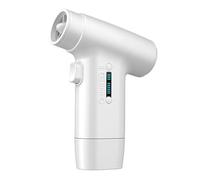 Uqezagpa Ventilateur portable rechargeable sans fil puissant 130 000 tr/min nettoyeur petit pour bureau en plein air portable pour voyage, bureau à domicile