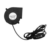Uqezagpa Ventilateur USB 5 V économe en énergie pour barbecue et imprimante - Roulement à billes 3600 tr/min - Chaleur efficace