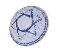 Uqezagpa Yarmulke en polyester respirant pour synagogue et festivals, casquette légère pour tous les âges, design facile d'entretien, portable et pliable, b, taille unique