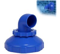 Uqingo Buse d'entrée de piscine rotative à 360 ° - Buse de jet de piscine - Accessoire - Buse de retour de piscine - Pièce de rechange - Pour piscine Intex Bestway - Accessoire de sortie de spa - Bleu