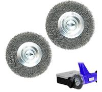 Uqingo Einhell Lot de 2 brosses de rechange en acier pour joints électriques et sans fil 100 mm