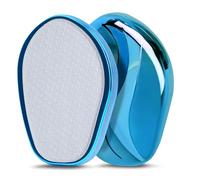 UQQU Nano Lime à pieds en verre, grattoir à pieds pour enlever les peaux dures, tampon de pédicure pour pieds lisses et sains, technologie nano pour de meilleurs résultats - Bleu