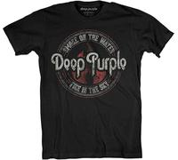 UQSQYDIYO Deep Purple Smoke Circle (Black) T-Shirt BlackM
