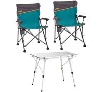 Uquip Bloody - Ensemble de Meubles de Camping Composé d'une Table en Aluminium et de 2 Chaises Pliantes