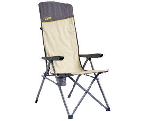 UQUIP - Chaise de camping à dossier haut - Justy XL Boulder en Bois - Beige Beige