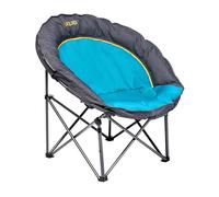 Uquip Cody Chaise pliante I Chaise de camping et d'extérieur confortable I Assise large & bord rembourré I Armature en acier robuste et polyester Rip-Stop I Pieds larges pour un maintien sûr