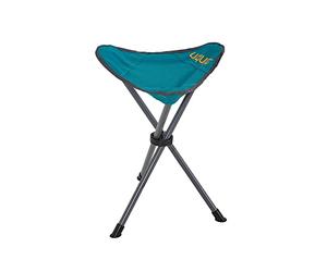 Uquip Darcy Petrol Tabouret de Camping Pliable avec capacité de Charge de 100 kg - Tabouret Pliant Compact en Acier et Polyester - pour Le Camping, la randonnée, Les randonnées à vélo, Les Festivals