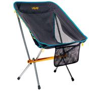 Uquip Chaise de camping Infinity I Chaise pliante ultra légère avec capacité de charge de 120 kg I Chaise pliante compacte en aluminium I Chaise d'extérieur portable pour le camping, la randonnée, les