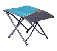 Uquip Repose-pieds Finley - Repose-pieds - Chaise de camping pliante - En acier - Bleu pétrole/gris