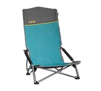 Uquip Sandy XL - Chaise de Plage Pliante Confortable avec Dossier très Haut - Bleu