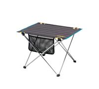 Uquip Table de camping Liberty M grise I 43 x 41 x 55 cm I Table pliante compacte avec charge de 30 kg I Table pliante légère en aluminium I Table d'extérieur portable pour camping, pique-nique