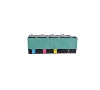 UQXJK 1PC CMYK 540 Toner Cartridge avec Puce Compatible Compatible avec Les modèles d'imprimantes comme C540 C543 C544 C546 C548 X543X544X546X548(K)