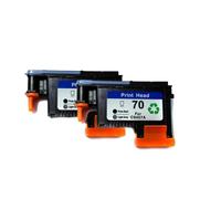 UQXJK 2X Compatible avec tête d'impression HP70 C9407A Designjet Z2100 Z5200 Z3100 Z3200 Photosmart Pro B9180